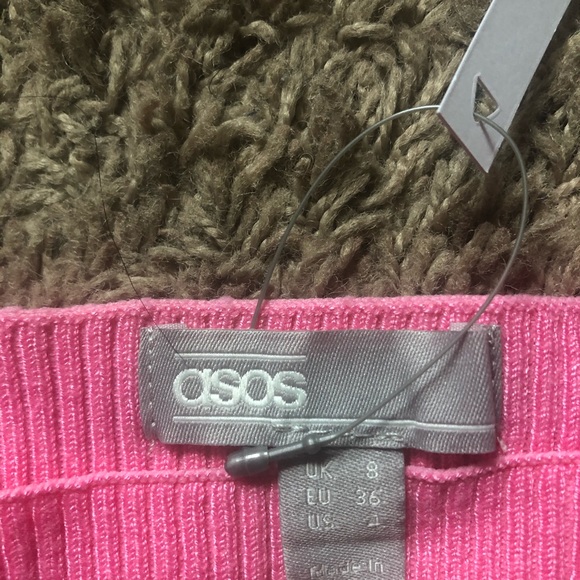 ASOS Off Shoulder Ribbed Crop Top - Picture 3 of 4